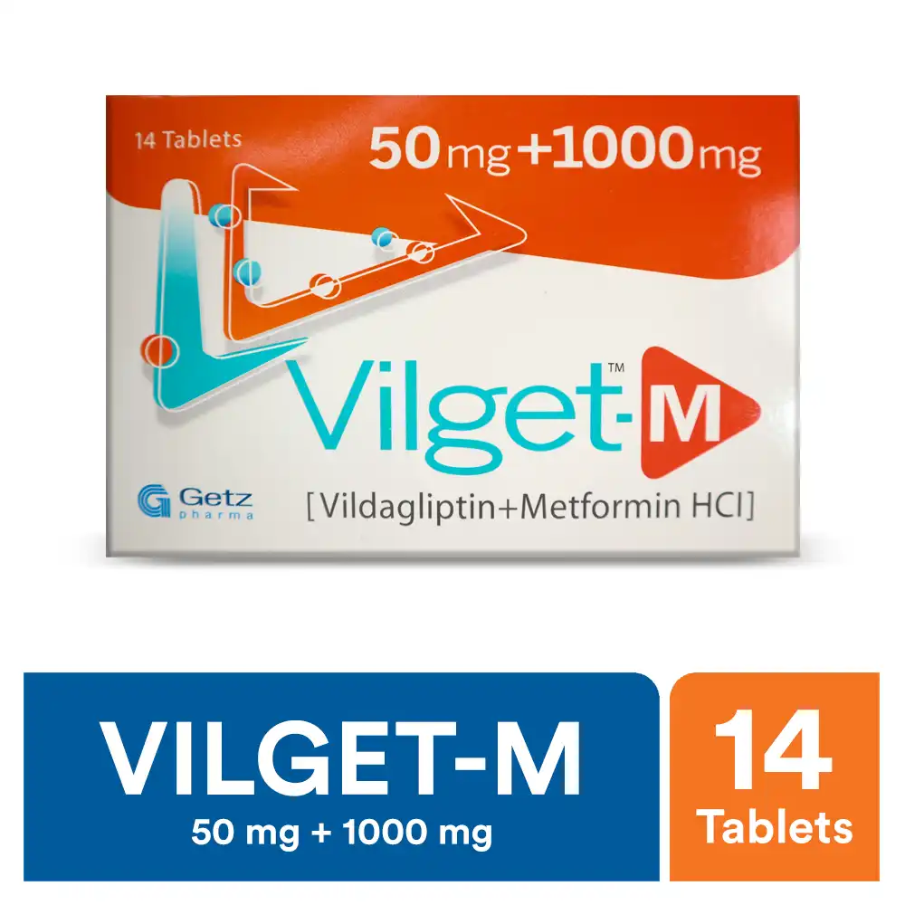 Vilget-m 50+1000 Mg Tablets